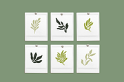 Abstract Leaf Vectors, an Object Graphic by Emma Webb Studio (Thumbnail 2 of 6)