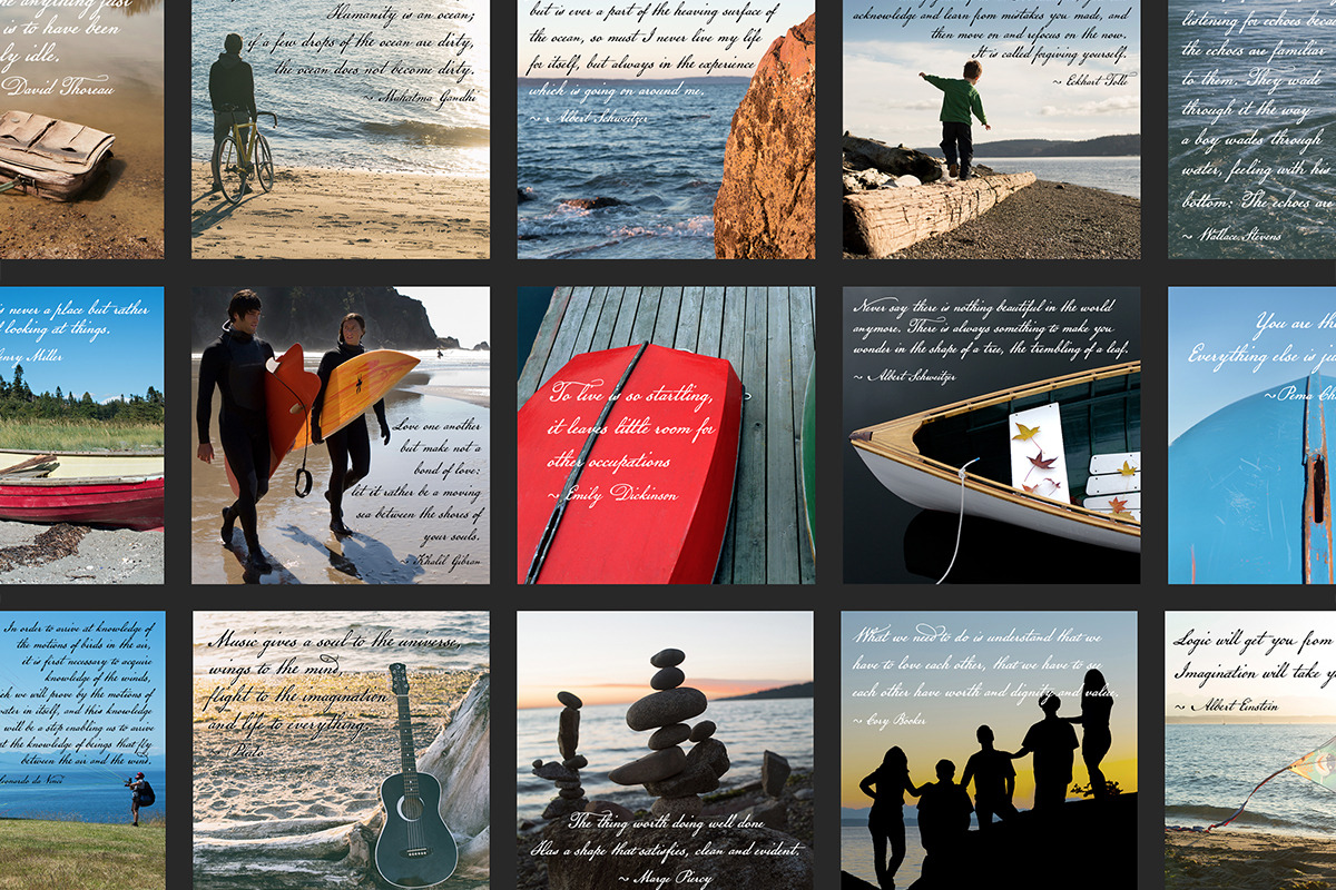 Boats with Quotes for Instagram, a Social Media Template by minersgold (Photo 3 of 7)