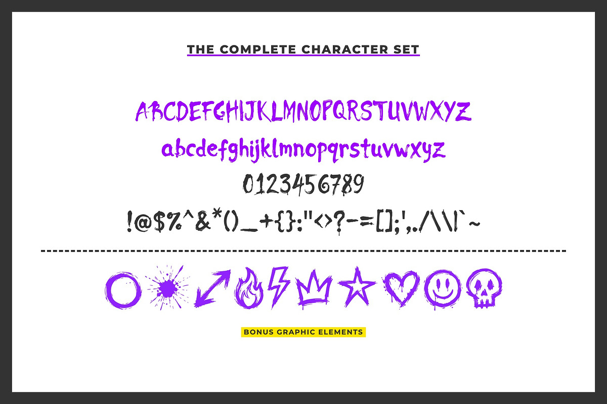 Unkempt Paint Decorative Font, a Handwritten Font by Graphic Spirit (Photo 2 of 8)