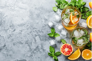 Fresh Herbal Infusion with Ice and, a Food & Drink Photo by Rodica Ciorba