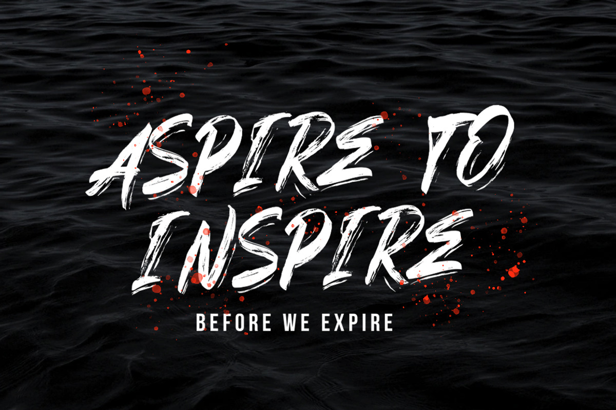 Goshbe - Street Brush Font preview 6