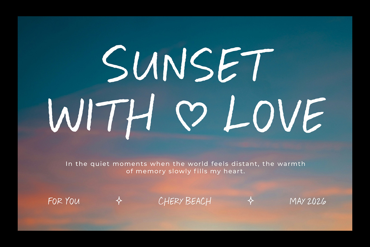Twin Memories - Casual Handwritten, a Handwritten Font by Typia Nesia (Photo 6 of 12)