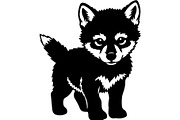 Premium Alpha Wolf Illustration, an Animal Illustration by Designer_Momina (Thumbnail 10 of 18)