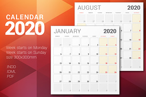 Monthly Planner 2020
