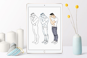 Procreate Male Body Brush Box