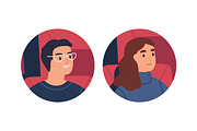 Couple at the cinema, a Person Illustration by Good Studio (Thumbnail 3 of 3)