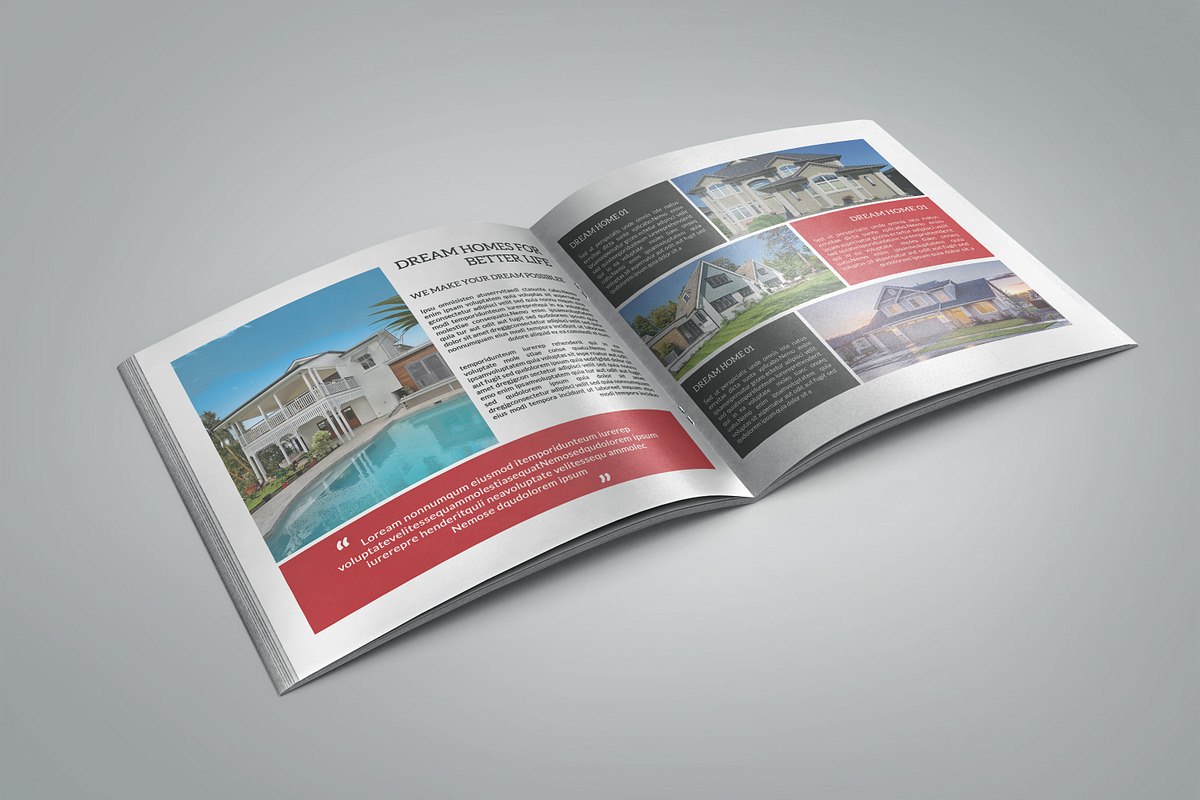 Real Estate Brochure Template, a Brochure Template by retrographix (Photo 3 of 9)
