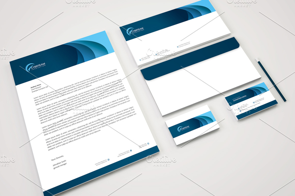 Corporate Stationery Pack, a Stationery Template by BettyDesign (Photo 10 of 10)