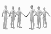 Female and Male Base Mesh A Pose, a Characters & Person 3D Model by VK Studio (Thumbnail 3 of 5)