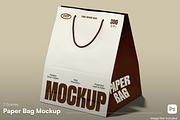 Paper Bag Mockup, a Packaging Mockup by graphicsauce (Thumbnail 1 of 4)