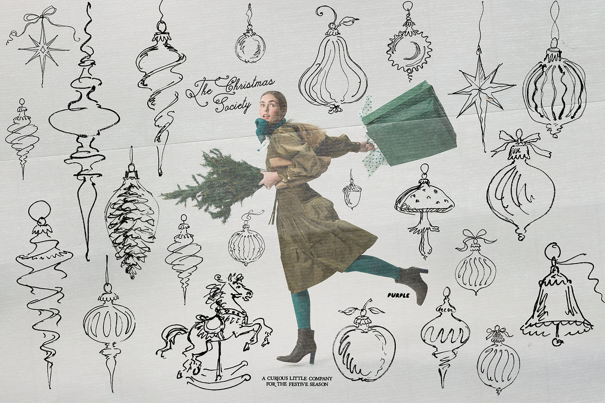 The Christmas Society: Line art, an Object Illustration by Purple (Photo 6 of 13)