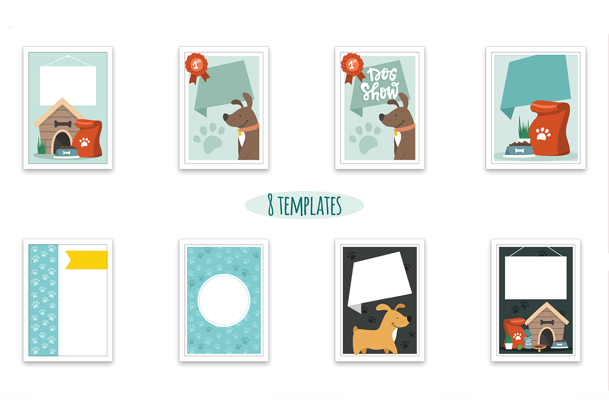 Meow&Woof Set, an Animal Illustration by Anna Krestiannykova (Photo 9 of 11)