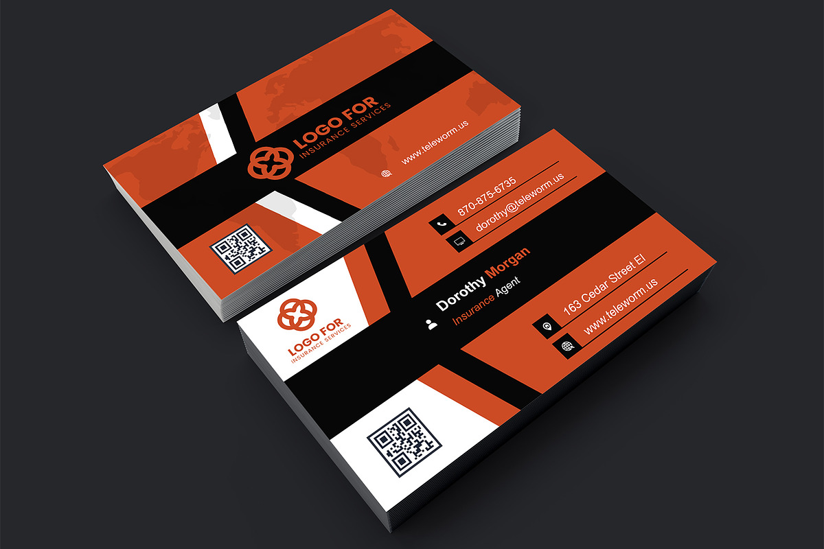 Simple Business Card PSD Template preview 4