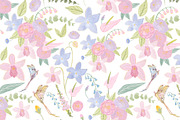 Hand-Painted Pastel Floral Whimsy, a Decorative Illustration by Lana Elanor (Thumbnail 7 of 16)