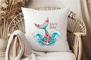 Salty Soul Mermaid PNG, an Illustration by DreamCafeArt (Thumbnail 5 of 5)