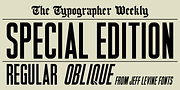 Special Edition JNL, a Sans Serif Font by Jeff Levine Fonts (Thumbnail 1 of 5)