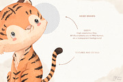 SAFARI ANIMALS Watercolor clipart, an Object Graphic by OlliArtDesign (Thumbnail 7 of 7)