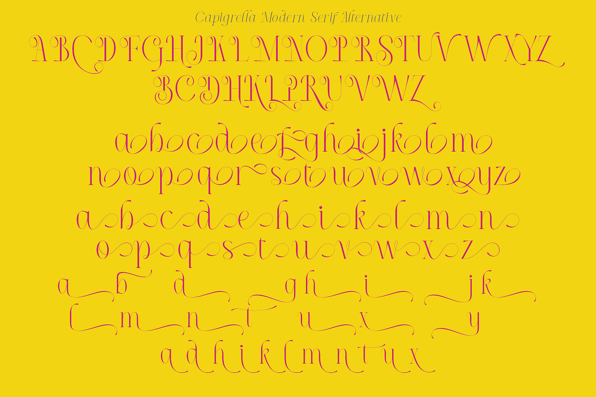 Capigrella Font, a Serif Font by TypeClassHeroes (Photo 12 of 15)