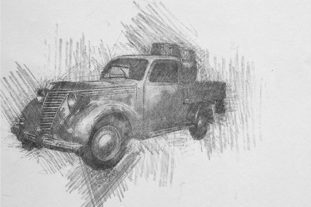 Pencil Sketch Photoshop Action, an Action Add-On by DESIGNAVO (Photo 6 of 8)