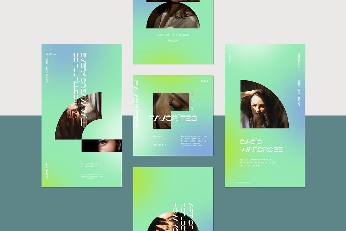 Hanelle - Instagram Stories & Post, a Social Media Template by Creatchees.std (Photo 2 of 4)