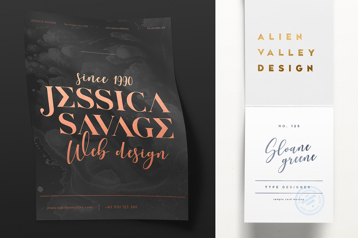 Benfield - Script Font preview 4