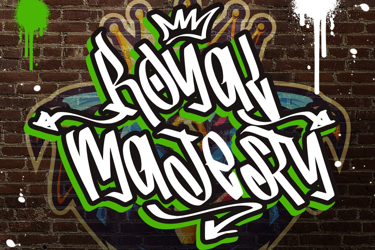 Graffity Stylish Graffiti Street, a Script Font by Creatype Studio (Photo 6 of 9)