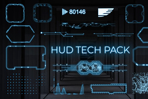 HUD Tech Pack For DaVinci Resolve