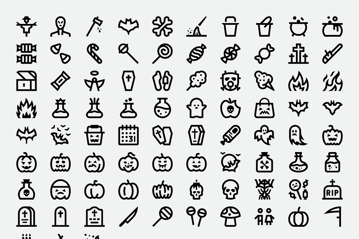 Basicons / Halloween / Full pack, a Duotone Icon by Danil Polshin (Photo 6 of 6)