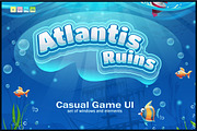 Atlantis Ruins - Casual Game UI, an Object Illustration by Nearbirds (Thumbnail 1 of 4)