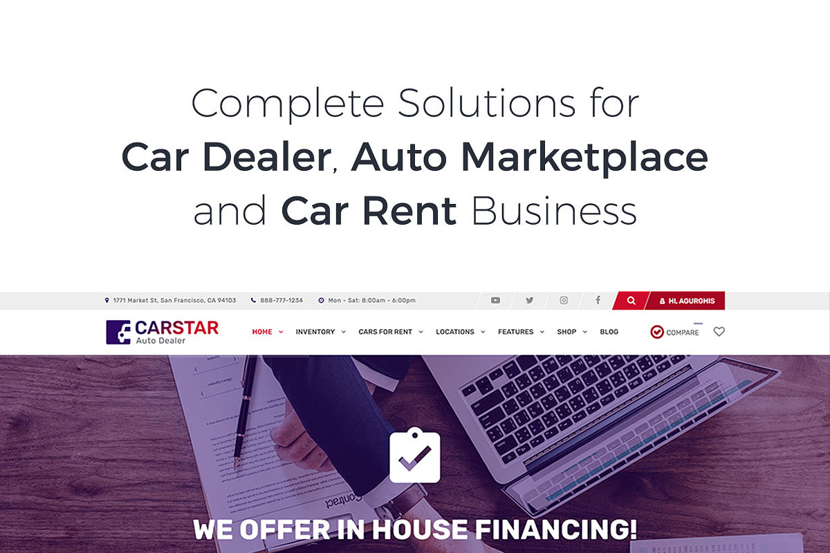 CarStar - Automotive WordPress Theme, a WordPress Template by FantasyThemes (Photo 3 of 11)