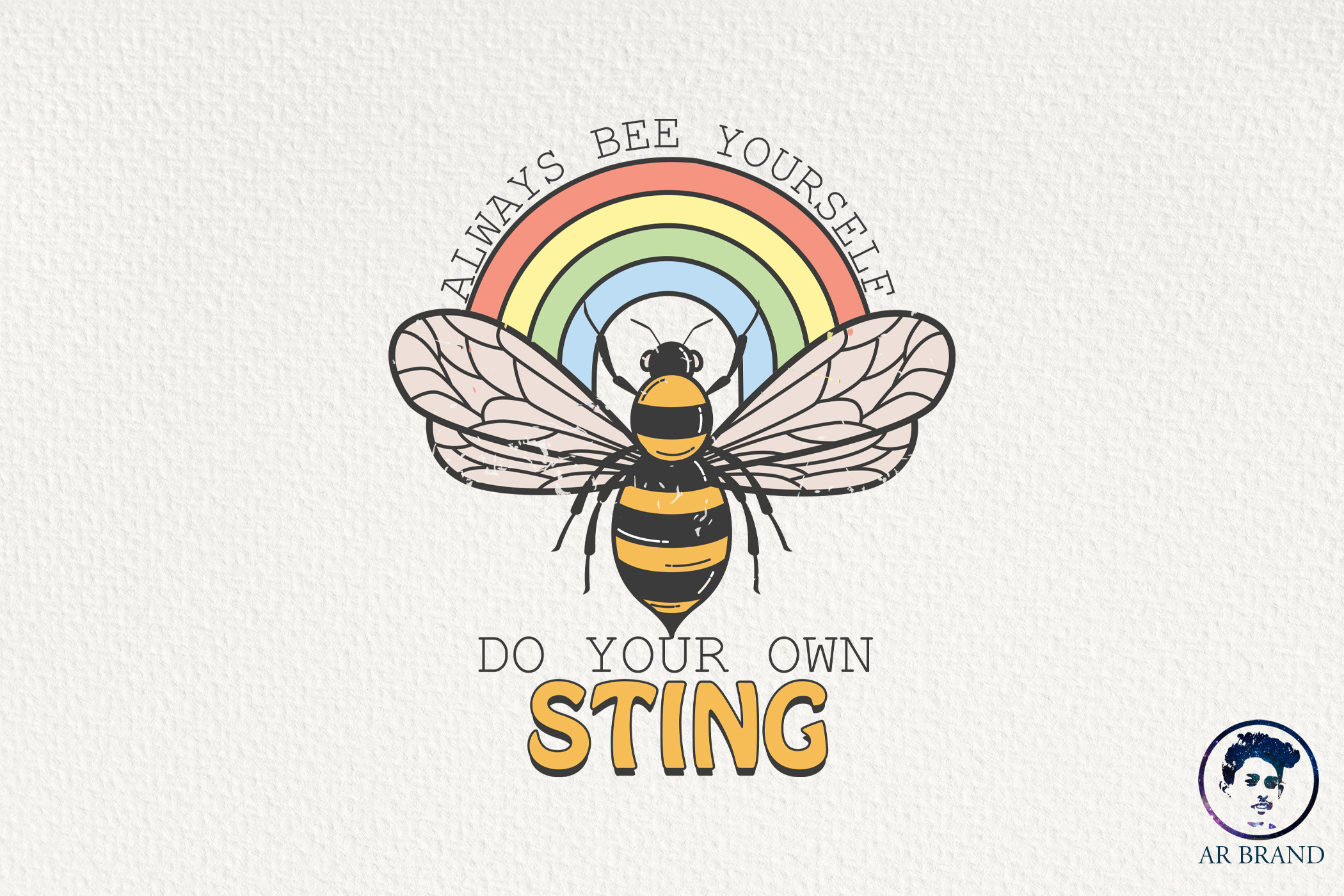Bee Quote Svg Vector Design by Ar Brand  Creative Market