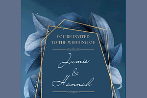 Digital Editable Wedding invitation