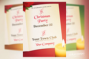 Christmas Invitation Flyer Template, a Flyer Template by Krukowski Graphics (Thumbnail 1 of 3)