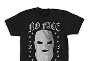 No Face No Case T-Shirt Design, an Illustration by CJR Designs (Thumbnail 5 of 5)