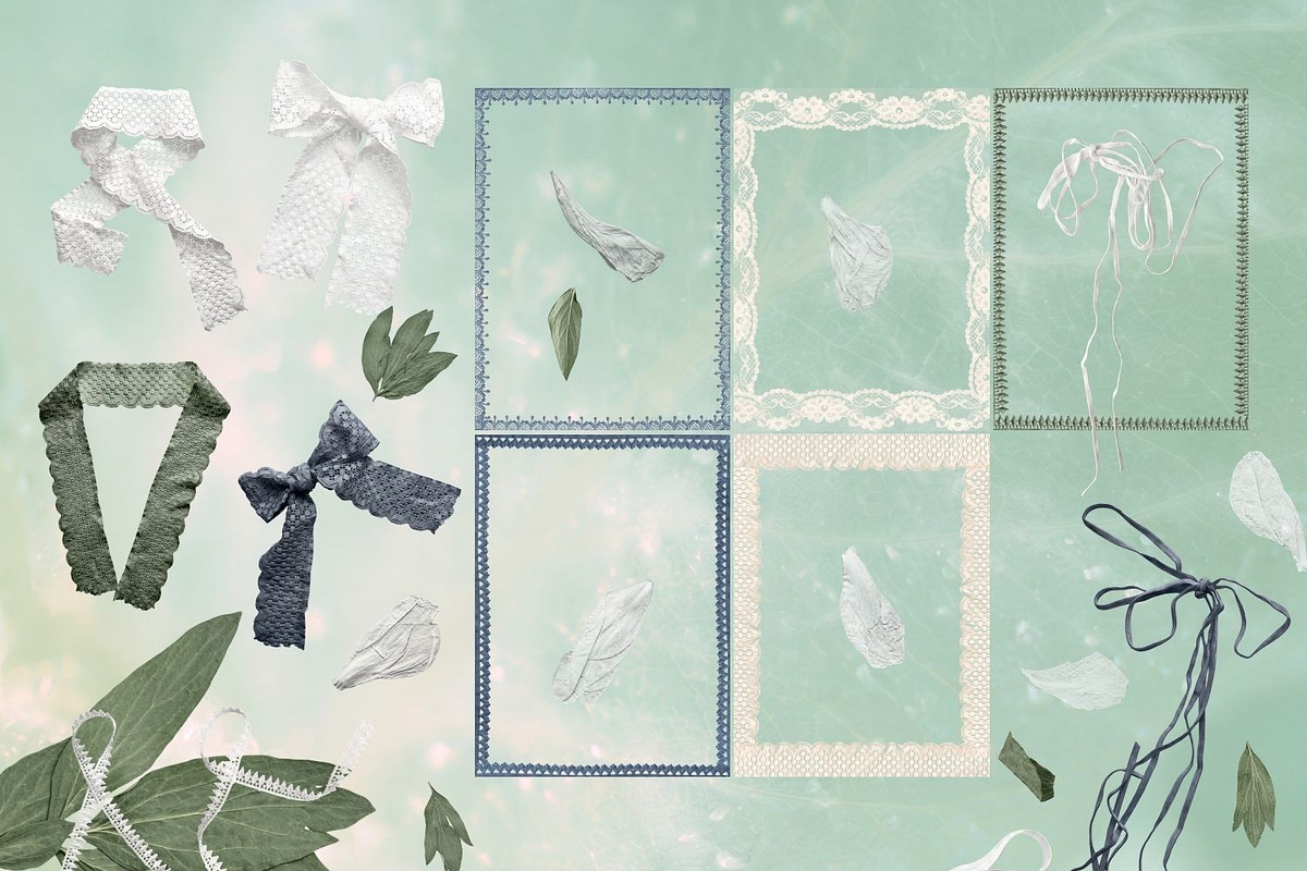 Whisper Bloom / Bokeh Collage Kit, an Object Graphic by Natali Batu (Photo 7 of 14)