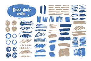 Brush stroke set, an Object Graphic by Good Studio
