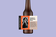 Ruben Bottle Label Template, an Invitation Template by Mountain Folk Creative (Thumbnail 2 of 5)