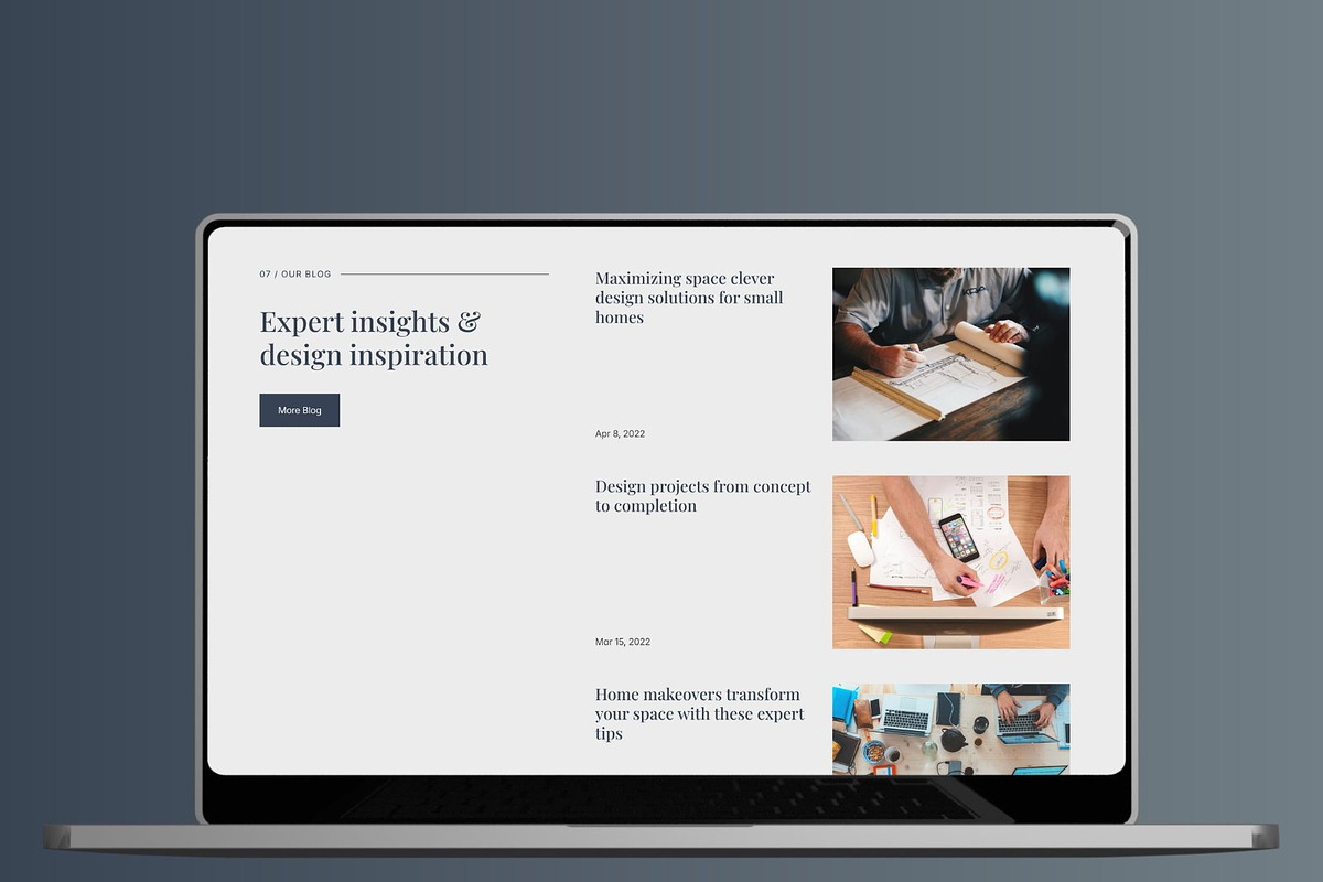 Anemir - Architects Framer, an UI Kit Template by Frameko (Photo 3 of 6)