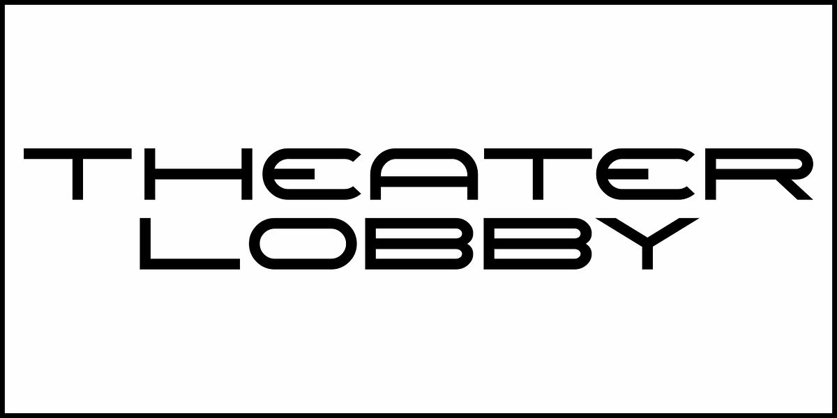 Theater Lobby JNL, a Font by Jeff Levine Fonts (Photo 2 of 5)