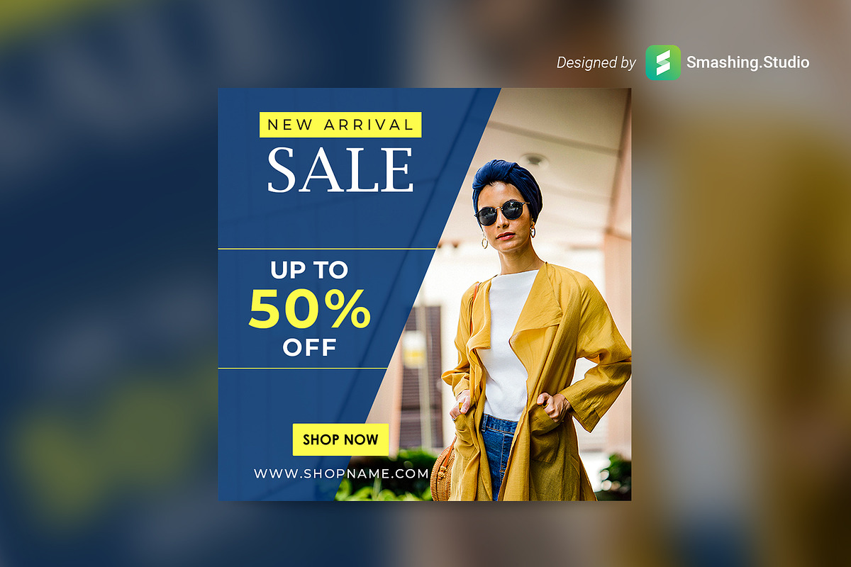 Fashion Facebook & Website Banners, a Social Media Template by Smashing_Studio (Photo 2 of 3)
