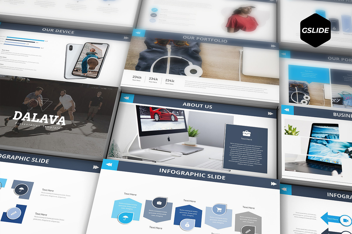 Dalava - Google Slide Template, a Presentation Template by AQR Studio