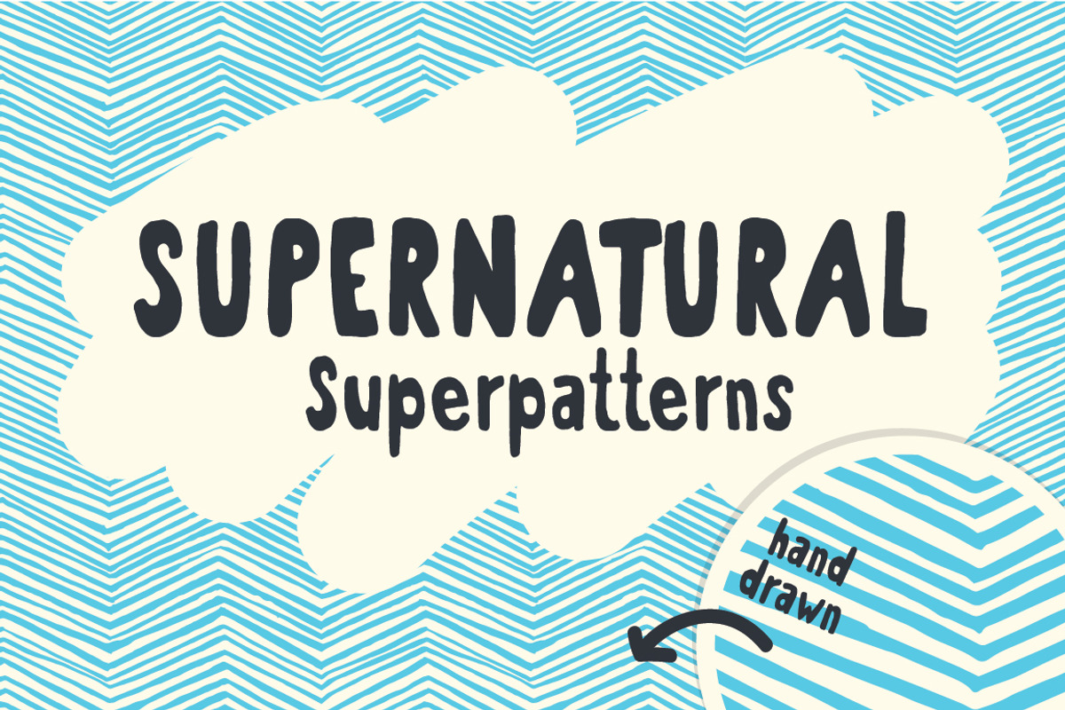 SuperNatural Pattern Pack, a Pattern Graphic by Vitek Graphic (Photo 1 of 7)