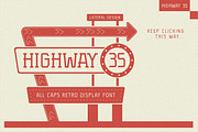Highway 35 - Retro Font Bundle, a Handwritten Font by Lateral Design (Thumbnail 6 of 17)