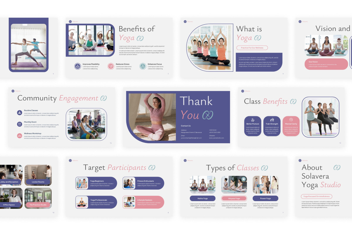 Solavera Yoga Studio Keynote, a Presentation Template by Loin Studio (Photo 4 of 4)