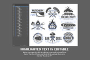 18 BBQ Logos Templates, a Branding & Logo Template by Art Design (Thumbnail 11 of 11)