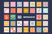 200 Vector Mosaics & Patterns, a Pattern Graphic by assetpro.design (Thumbnail 6 of 16)