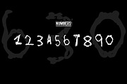 Bloody Mess - hand drawn font set, a Handwritten Font by Jeff Napadow (Thumbnail 3 of 4)