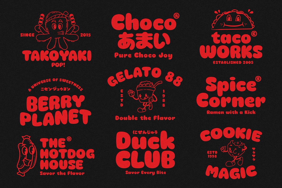 Mochi Boom - Playful Bubbly Font, a Sans Serif Font by Prioritype Co (Photo 8 of 13)