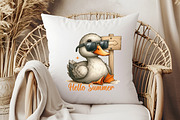 Hello Summer, Summer Duck PNG, an Illustration by Libby Wishes (Thumbnail 4 of 4)