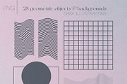 NOSTALGIA GRADIENT Textures & Shapes, a Texture Graphic by Oksana Trygub (Thumbnail 7 of 16)